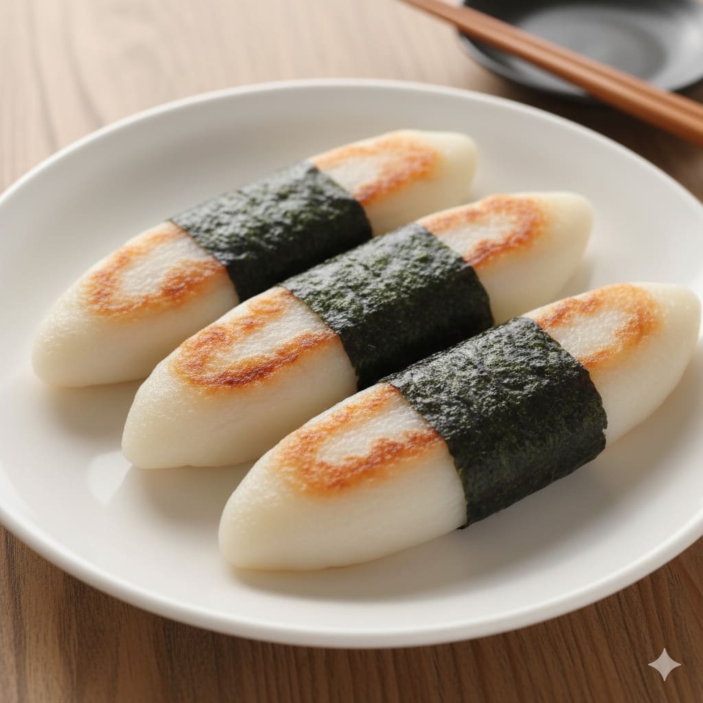 笹かまぼこの磯辺焼き