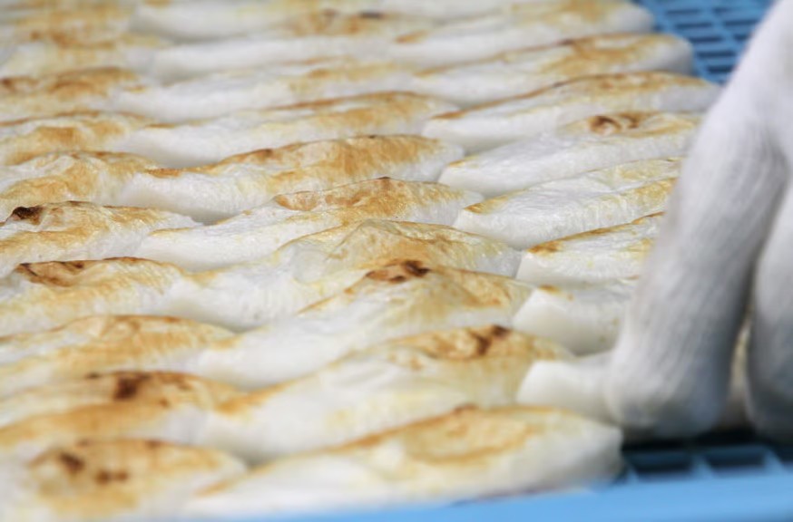 笹かまぼこの製造工程のイメージ