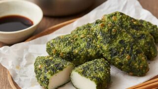 笹かまぼこの磯辺揚げ|青のり香る簡単おつまみ&お弁当おかず笹かまぼこの磯辺揚げ